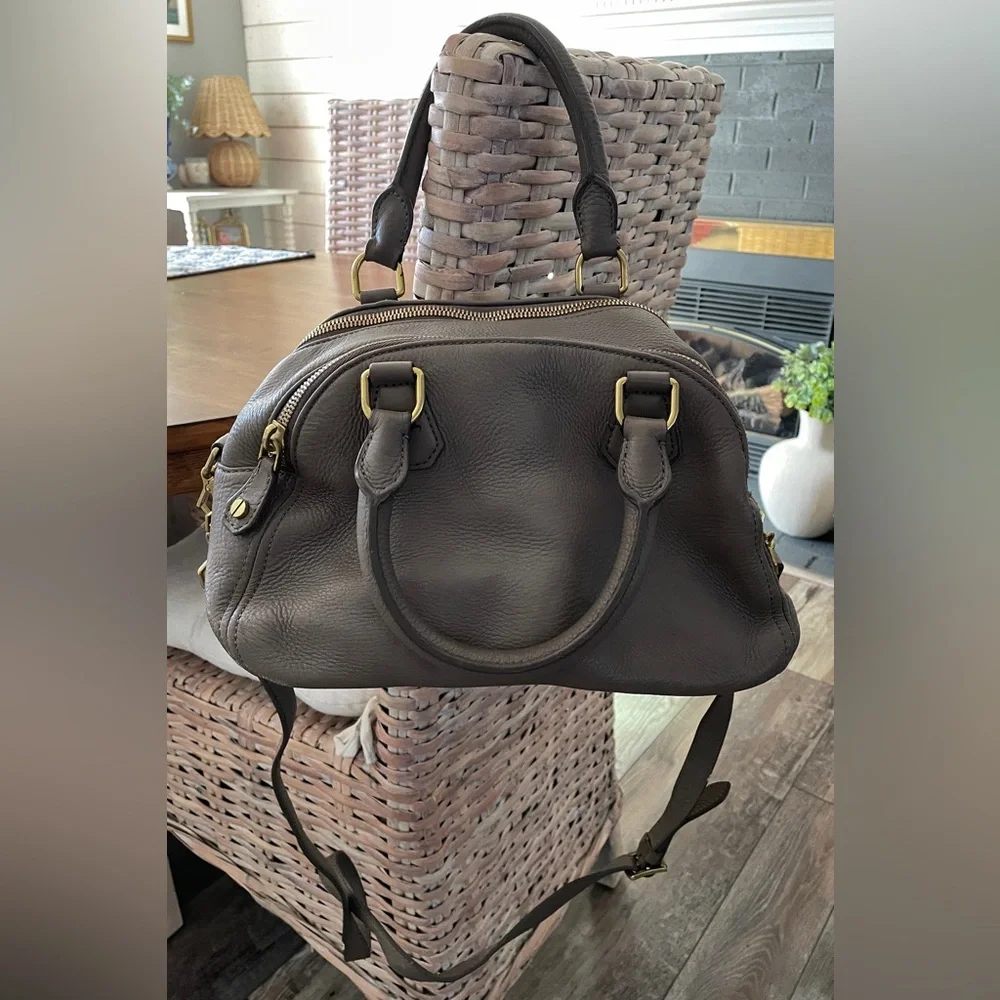 J.Crew Biennial Leather Satchel in Warm Ash - Picture 2 of 10